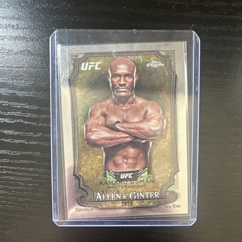 Topps 2025 Topps Chrome UFC Allen &amp; Ginter Kamaru Usman Welterweight AG-17