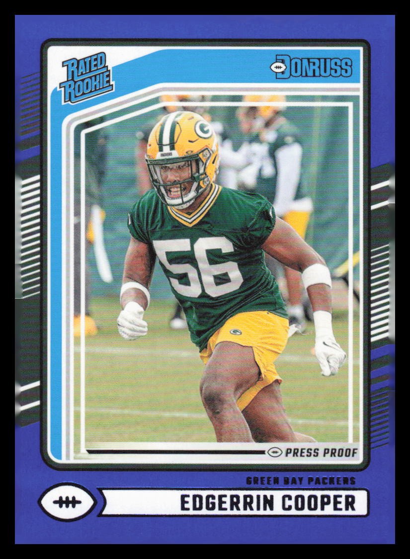 2024 Donruss Press Proof Blue #325 Edgerrin Cooper RR