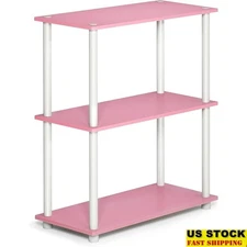 Modern 3-Tier Bookshelf Compact Storage Display Unit Home Office Living Room New