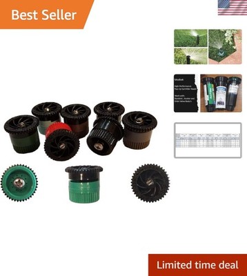Efficient Sprinkler Nozzle with 0-360° Adjustment and Clog Prevention Technology