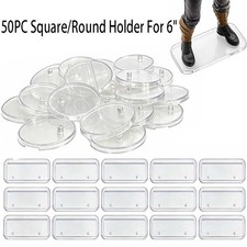 50X 6" Doll Stands Display Holder Support Racks Action Figure Bracket Organizers