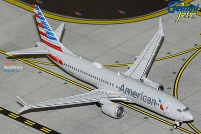 GEMGJ2358 1:400 Gemini Jets American Airlines B737 Max 8 Reg