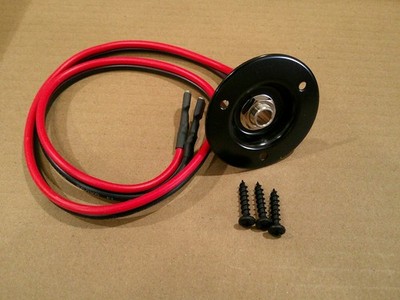 Speaker Cab 1 Speaker Wiring Harness W/ 1/4'' Jack, 14ga Wire, Jak Plate W/Screws