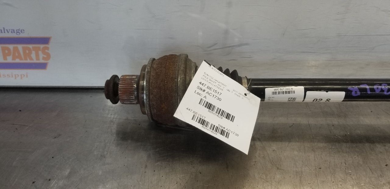 17 BENTLEY BENTAYGA AXLE SHAFT REAR LEFT DRIVER 4M0501203H