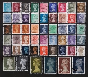 Lot Sammlung Großbritannien, Queen mit Höchstwerten, Königshäuser, gestempelt