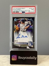 2025 Bowman Chrome Draft Sean Gamble Black Xfractor Auto 10 Psa 9 Mint