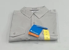 Columbia Men's Utilizer II Solid Short Sleeve Shirt, Cool Grey, Size S