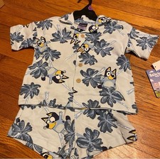 Bluey Matching Shorts Outfit for Kids Size 12 Months