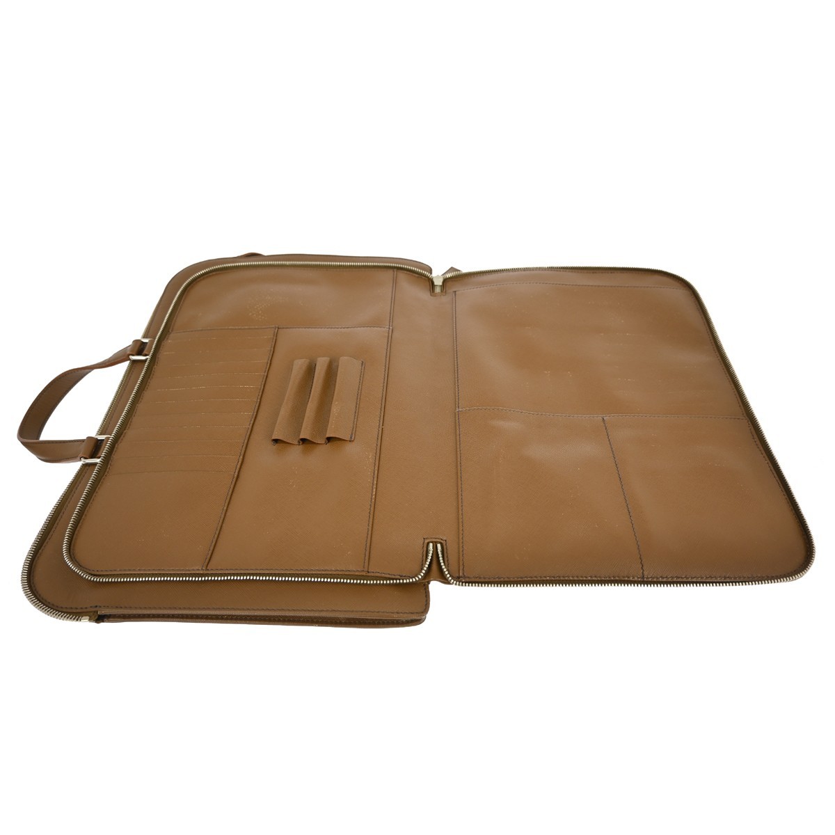 BUYIT PRADA BROWN BUSINESS HANDBAG 85 / VR0023 NQ03299 thumbnail 8