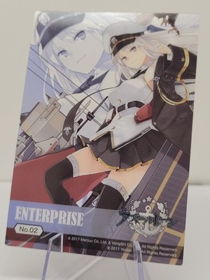 Enterprise - Azur Lane Crosswave Transparent Anime Manga Waifu Card