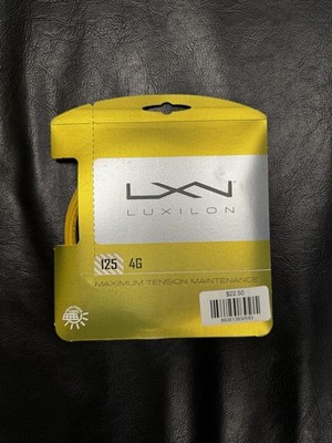 3-40  SETS OF *NEW GOLD LUXILON 4G - 125/16l  Tennis String 
