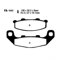 Bremsbelag BremsbeläGe EBC FA141 Vorne FüR Kawasaki GPZ 500 S Bj. 1994-2002
