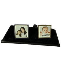Personalised Cufflinks - Photo/Text - For Birthdays, Weddings, Fathers day
