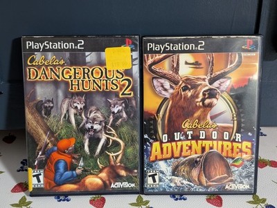 PS2 Cabelas Dangerous Hunts 2 & Outdoor Adventures Complete PlayStation 2
