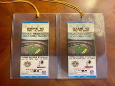 Final Steelers Game at Three Rivers Stadium “Unripped” Ticket Stubs X 2