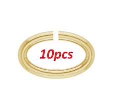 10 14k 3x5mm OD 2x4mm ID OVAL Solid Yellow Gold 22ga gauge OPEN Jump Ring USA