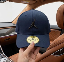 Air Jordan Jumpman Men's Navy Adjustable Baseball Cap Casual Sports Hat NWT