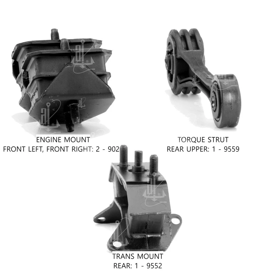 For Subaru Impreza 1998-2005 Anchor 300218 Engine Mount Kit - Imagem 3 de 4