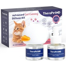 TherapetMD Cat Calming Diffuser Kit - Pheromone Stress  Anxiety Relief, Vet ...