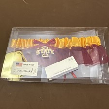 Cyclones Iowa Stare NCAA Satin Garter Wedding