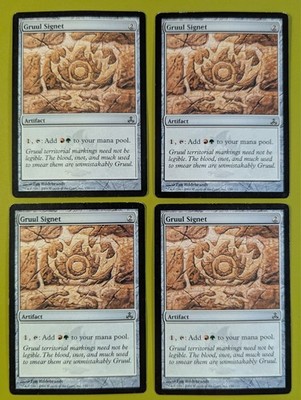 Gruul Signet x4 Guildpact 4x Playset Magic the Gathering MTG