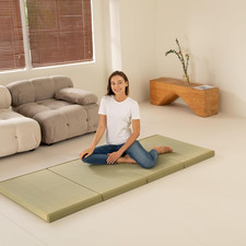 Tatami Mat Thick Japanese Floor Mattress Rush Grass Tatami Bed Twin 35.4" X 78.7