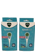 2 Vicks SpeedRead Digital Thermometer V912BBUSV5 - Oral/Rectal/Underarm Use