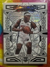 2022-23 Jalen Duren Panini Obsidian Electric white etch RC #192 Mint RARE SSP