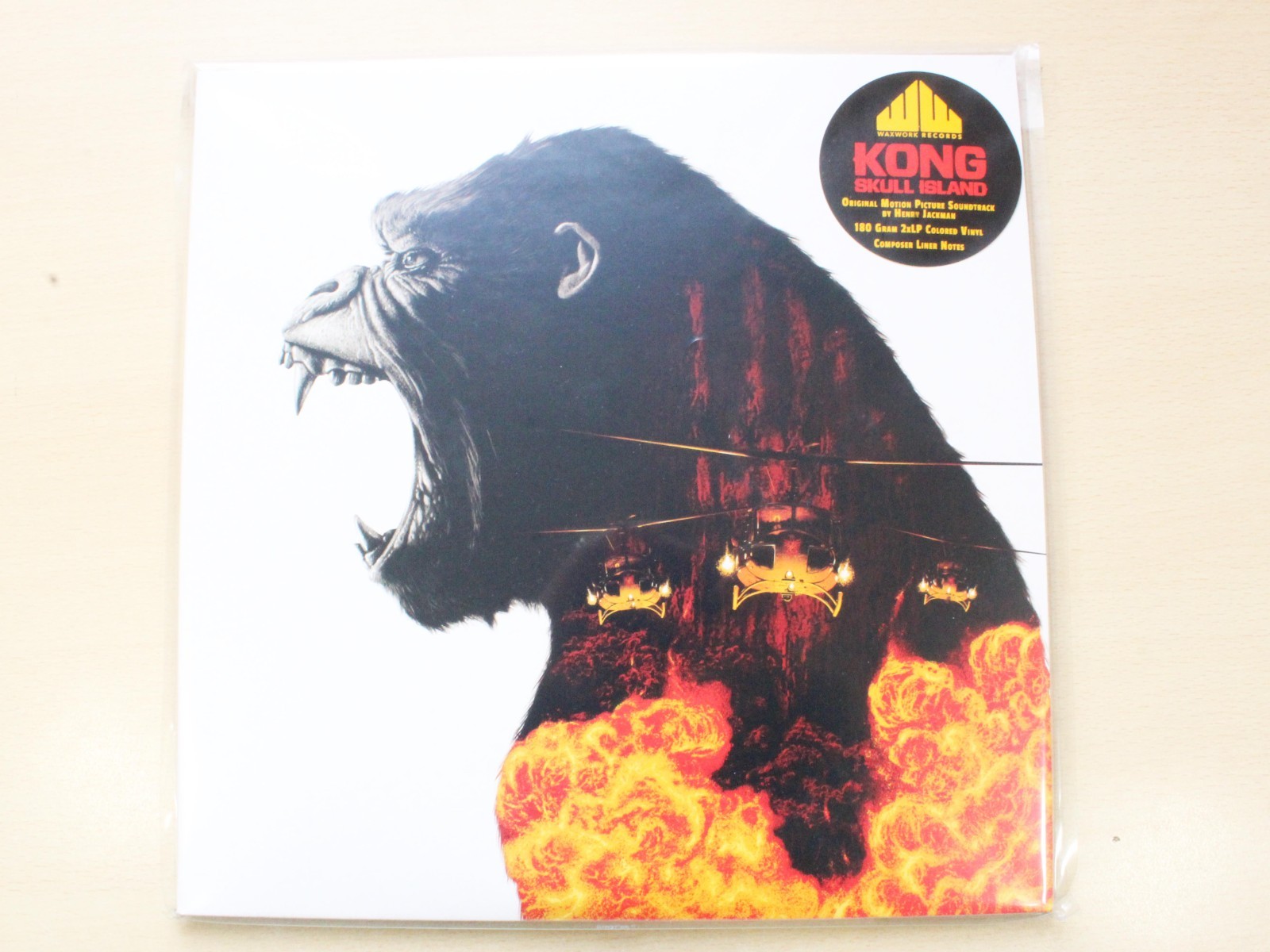 Henry Jackman/Kong Skull Island/2018 Soundtrack 2x LP Set/Orange Vinyl/New/MINT