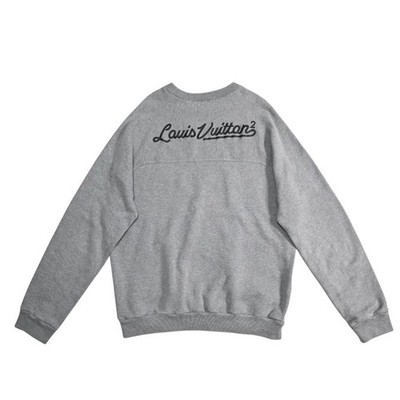 LOUIS VUITTON x NIGO® Cotton Heart Logo Sweatshirt XXL Grey T2603