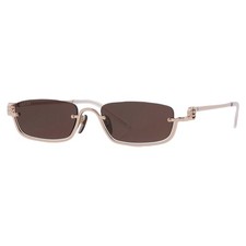 Gucci Brown Rectangular Unisex Sunglasses GG1278S 001 55 GG1278S 001 55