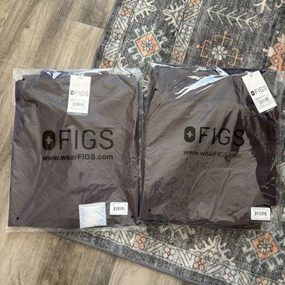 NWT Figs Espresso Scrub Set Rafaela Top Reg M & Isabel Wide Leg Pants MR