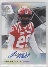 2021 SP Game Used Edition CFL Auto Jamar Wall #A-JW Auto 4et