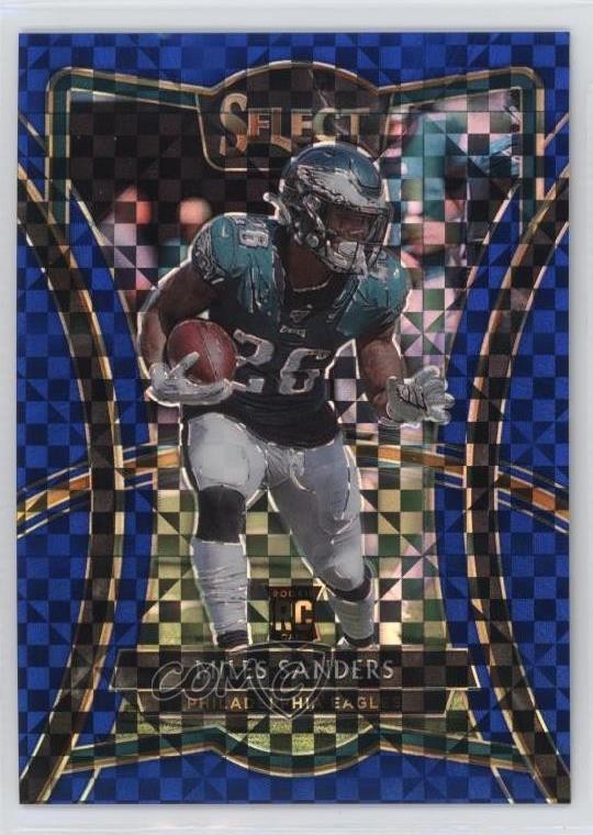 2019 Panini Select Premier Level Blue Prizm 90/149 Miles Sanders #102 15ej