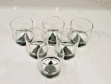 Brandani Christmas Tree Whiskey Glasses Set of 6 10oz New Holiday Barware