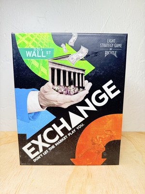 Exchange A Light Strategy Finance Board Game by Bicycle 3-6 Players Age 10+ NEW!