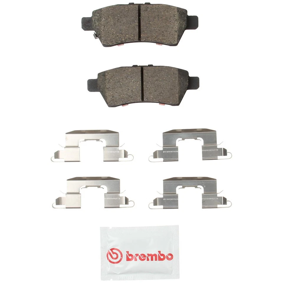 Brembo Front & Rear Disc Brake Pad Set for 2005-2012 Nissan Pathfinder - Изображение 2 из 4