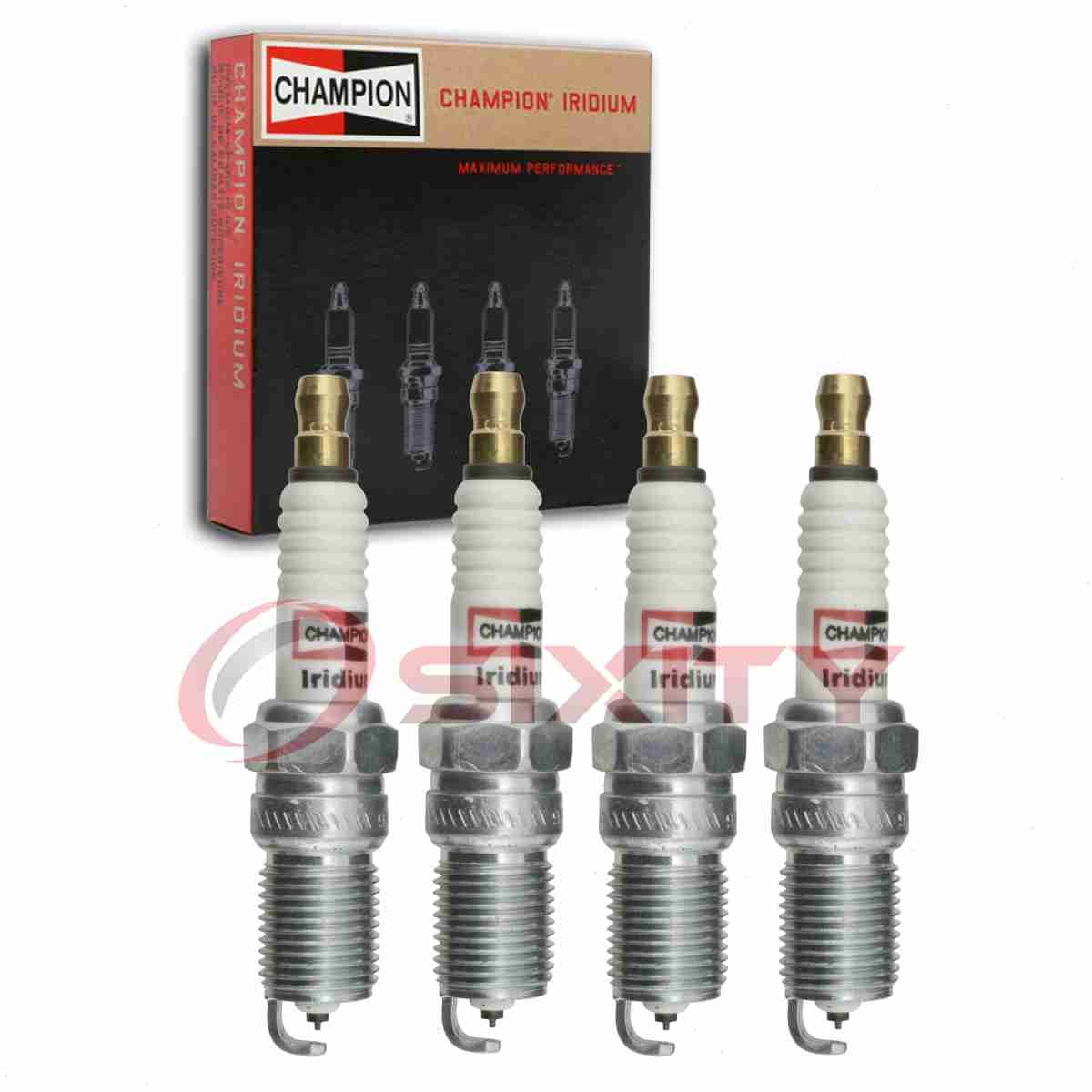 4 pc Champion Iridium Spark Plugs for 1988-1989 Eagle Medallion 2.2L L4 cg