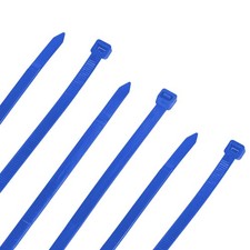 NavePoint 22 Inch Nylon Blue Cable Ties 120 Lbs 100 Pack