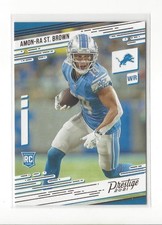 2021 Chronicles Prestige Rookies Update #234 Amon-Ra St. Brown Rookie Lions
