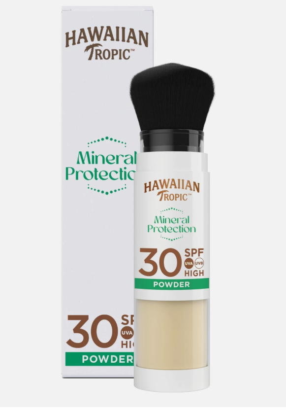Hawaiian Tropic Mineral Protection Sunscreen Powder SPF 30 UVA plus UVB Prote...