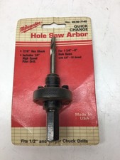 Milwaukee Hole Saw Arbor Quick Change Made In USA New No. 49-56-7140