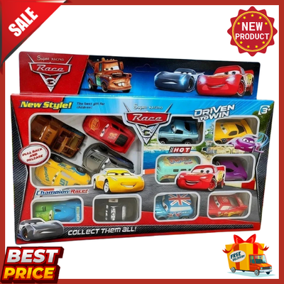 Disney cars 3点セット 12 PCS Cars 3 Mini Toy Set Lightning McQueen Jackson Storm PVC