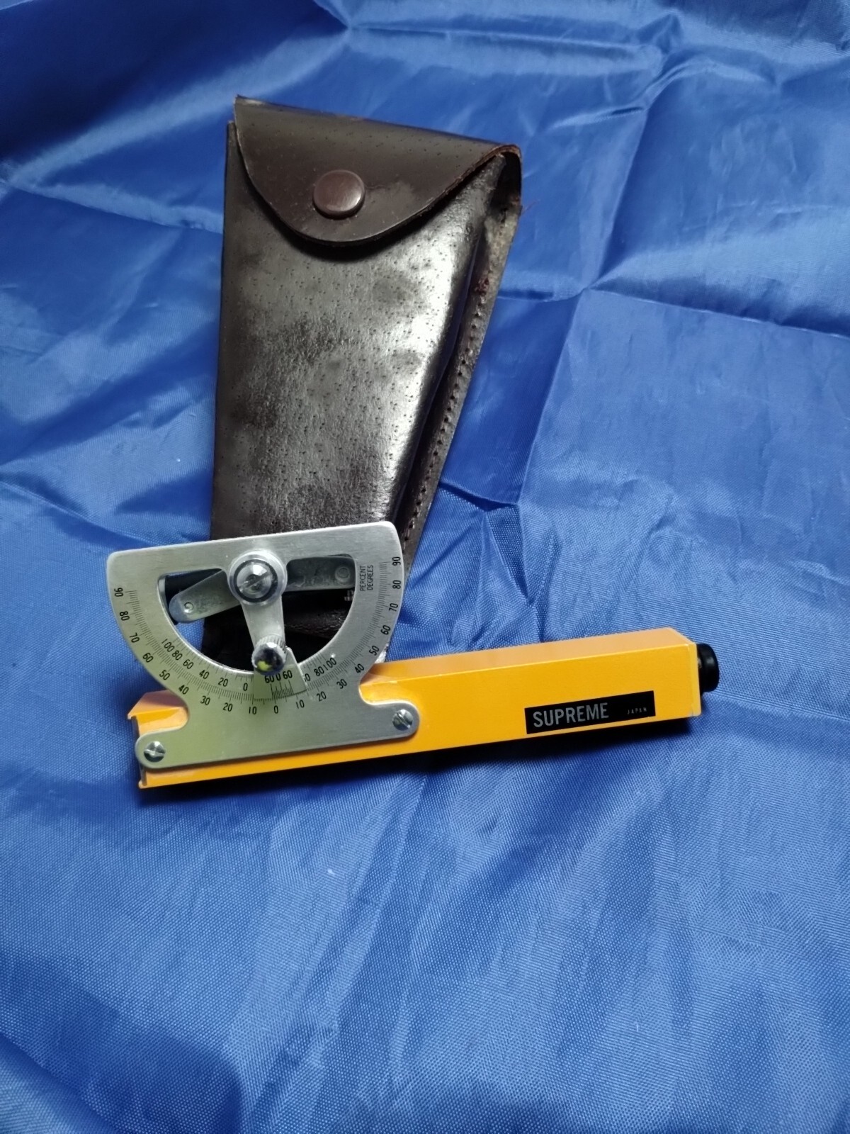 Supreme Japan Hand Level Inclinometer Surveying Tool and Case