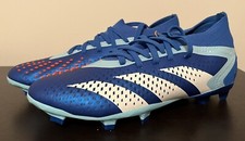 Unisex Size 5 M/ 6 W Blue Adidas Predator Accuracy.2 FG Soccer Cleats GZ0027
