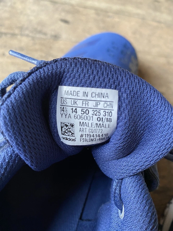 Adidas Zapatos Para Hombre Talla 14.5 Azul Marino Powerlift 3.1 Levantamiento de Pesas CQ1772 Foto 4 de 4