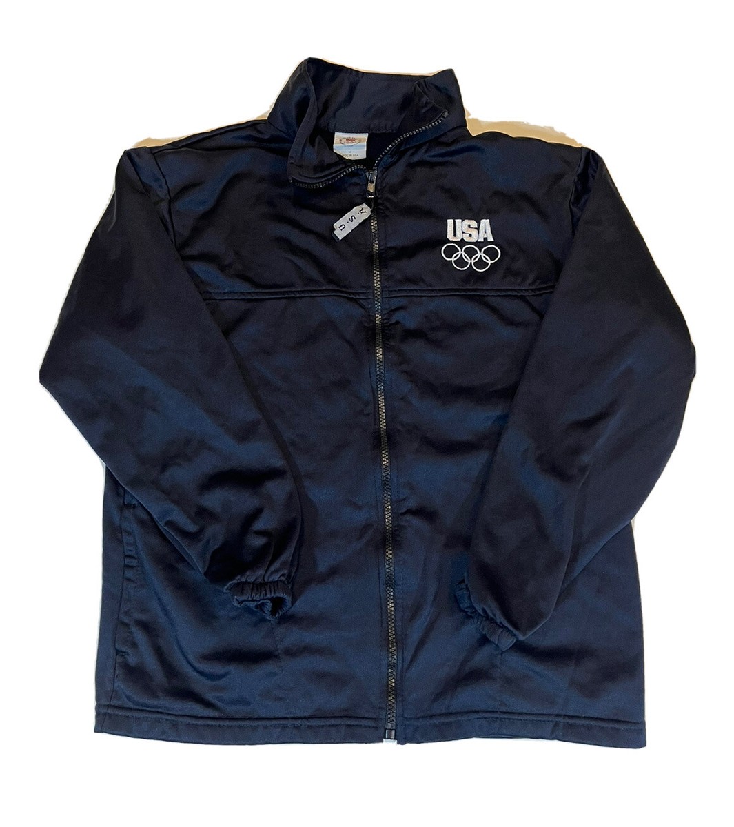 United States Olympic Committee USA Olympic Navy Blue Full Zip