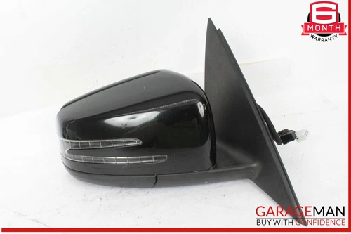 12-15 Mercedes W204 C250 C300 Front Right Side Mirror Door Rear View Black OEM