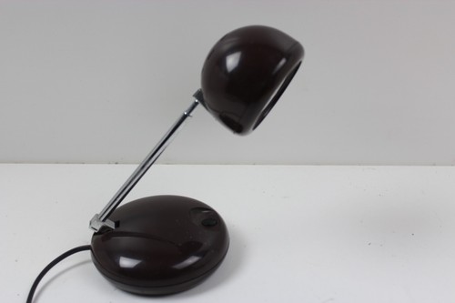 Vintage Kunststoff Designer TeleTischlampe 3011/016 Hustadt-Leuchten Schokobraun - Bild 6 von 8