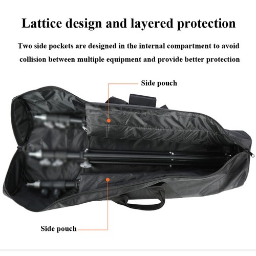 Camera Storage Bag Monopod 80-120CM Tripod Padded Backpack Light Stand Holder - Picture 3 of 10